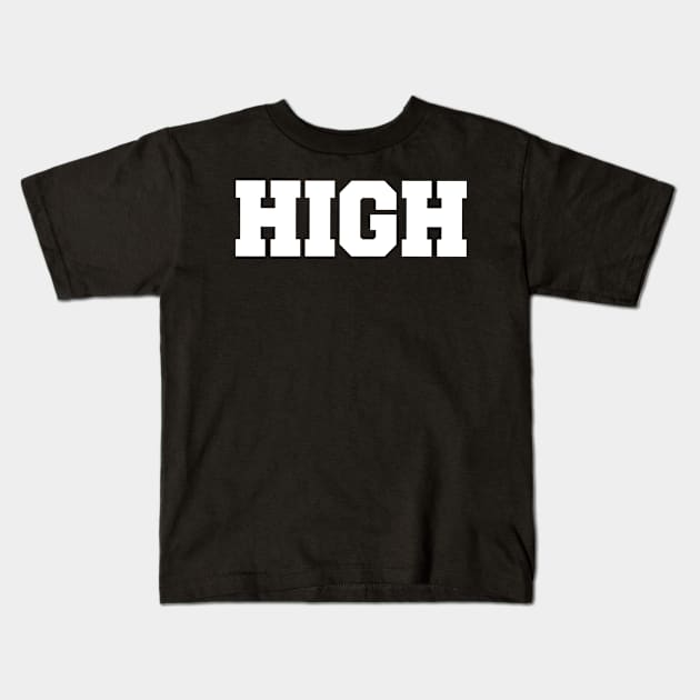 High Kids T-Shirt by melcu